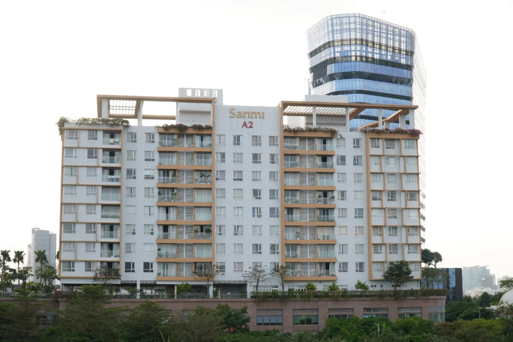 Góc nhìn từ Sari Town cho thấy vị trí trung tâm và khả năng kết nối khu đô thị Sala