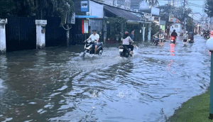 Ngập nước tại Thanh Đa, Bình Quới