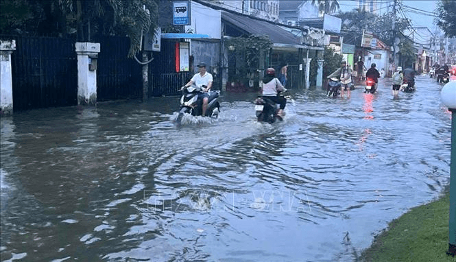 Ngập nước tại Thanh Đa, Bình Quới