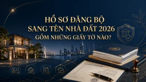 Hồ sơ đăng bộ sang tên nhà đất 2026 gồm những giấy tờ nào