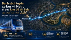 Tuyến xe bus và metro đi qua khu đô thị Sala 2026 thumbnail