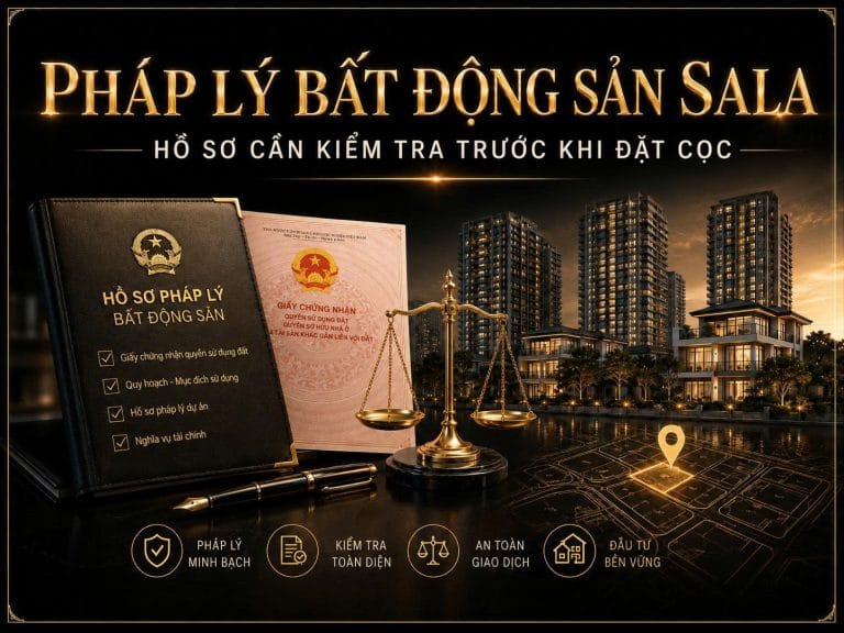 Cẩm nang pháp lý bất động sản Sala 2026: Những hồ sơ cần kiểm tra trước khi đặt cọc 25 Pháp lý bất động sản Sala và những hồ sơ cần kiểm tra trước khi đặt cọc