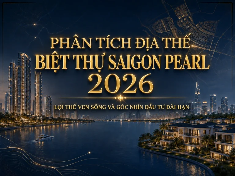 Phân tích địa thế biệt thự Saigon Pearl 2026: lợi thế ven sông và góc nhìn đầu tư dài hạn 3 Phân tích địa thế biệt thự Saigon Pearl 2026 với lợi thế ven sông và góc nhìn đầu tư dài hạn
