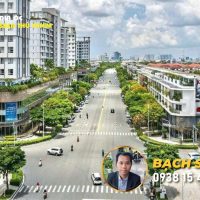 Trục đường Nguyễn Cơ Thạch chụp từ trên cao