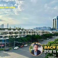 Trục đường Nguyễn Cơ Thạch chụp từ trên cao