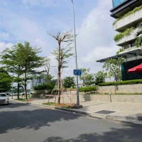 Bên ngoài biệt thự Saigon Pearl. Ảnh được cung cấp bởi Địa Ốc Sala Thủ Thiêm.