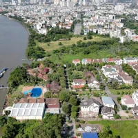 Toàn cảnh khu Lan Anh Village Thủ Thiêm ven sông giữa lõi đô thị phát triển